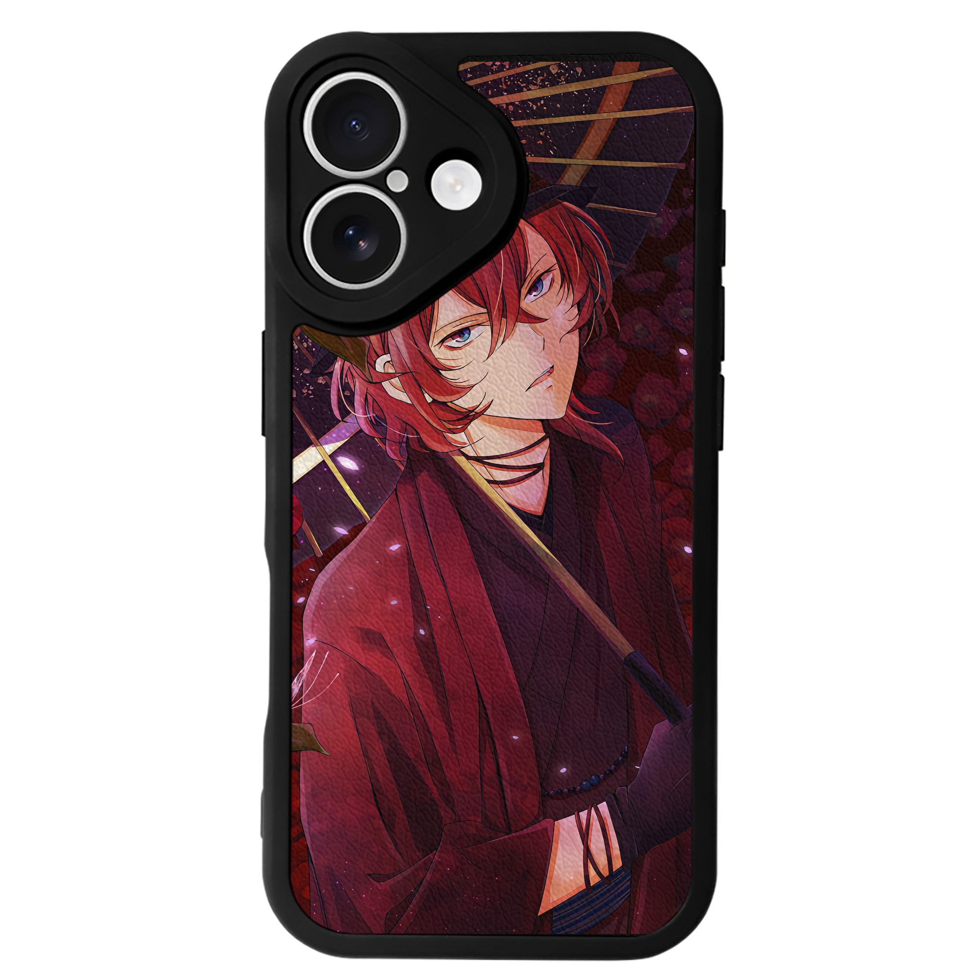 （画像用） 文豪ストレイドッグス Bungo Stray Dogs 【iPhone 16シリーズ対応】シリコンスマホケース（レザー調） 材質：シリコン